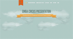 Desktop Screenshot of gmbacircus.info